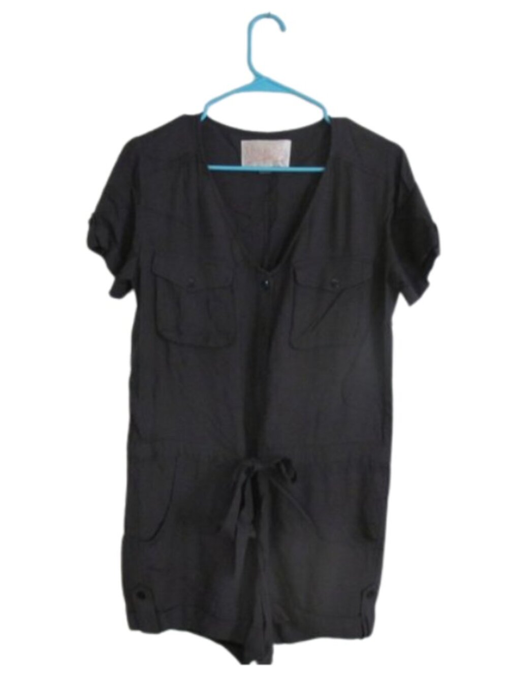 Rory Beca by Forever 21 Black Button Down Jumpsuit